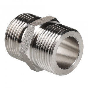 Ниппель нерж. сталь 1/2"х1/2"